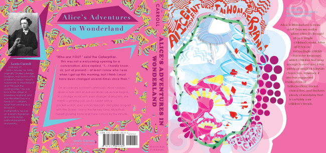 alice's adventures in wonderland entire book cover