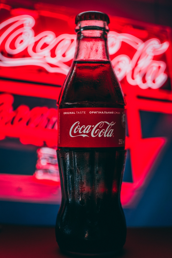old school soda bottle