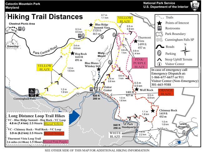 Hiking map