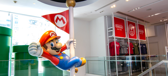 Nintendo World New York Store Interior, Rockefeller Center, NYC