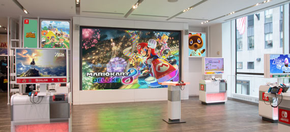 Nintendo NY Reopens in Rockefeller Plaza on Friday, Feb. 19